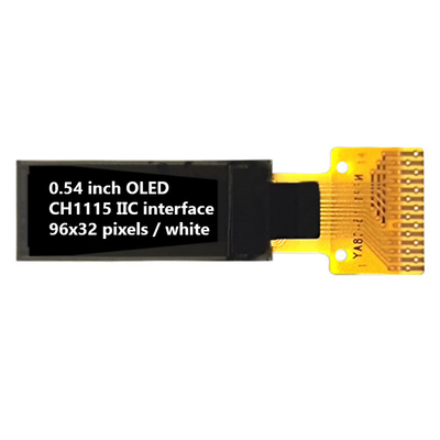 0.54 cali I2C OLED Displays 96x32 Pixels 60cd/M2 Wszystkie kąty widzenia