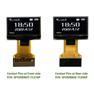 0.96 cali OLED Display Module 128x64 Pixel SPI I2C Interface Plug-In Connection