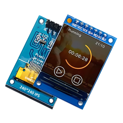 1.3" SPI TFT LCD Display Screen Module ST7789 240x240 3.3V 65K Full Color 51 STM32 Do Arduino