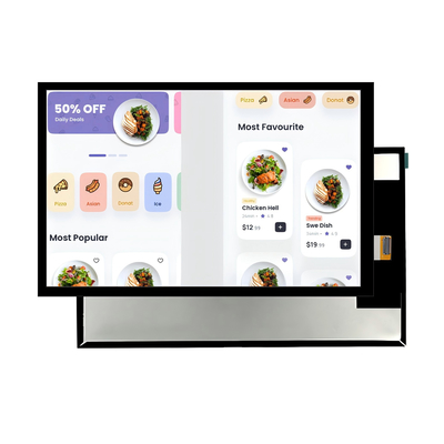 Przemysłowy wyświetlacz TFT 10,1" 800x1280 LVDS z dotykiem PCAP (SFTO1010YX-7239BCT) - IPS, szeroki zakres temperatur, RoHS/REACH