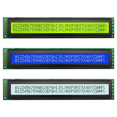 Moduły wyświetlacza znakowego LCD 40x2 4002 Monochromatyczny COB LCM 16 pinów 8bit