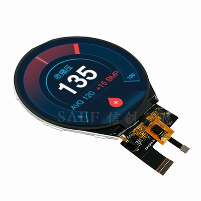 Moduł wyświetlacza TFT LCD 3.4 "okrągły kształt 800x800 IPS pełny kąt widzenia Interfejs MIPI z modułem wyświetlacza CTP TFT LCD