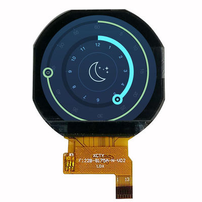 Jakość  Small Circular LCD Display , Round LCD Module Spi MCU Interface 1.22 Inch fabryka