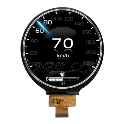 4-calowy okrągły wyświetlacz TFT LCD klasy motoryzacyjnej o jasności powierzchni 1000nits