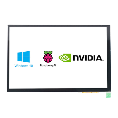 Wyświetlacz dotykowy PCAP 300cd/m2-1000cd/m2 10,1 cala HDMI z kompatybilnością z Raspberry Pi