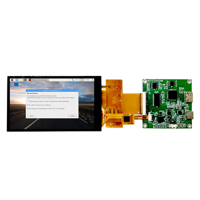 Pojemnościowy dotykowy wyświetlacz HDMI Raspberry Pi 4 DSi 4,3 cala 800x480 pełny kąt widzenia