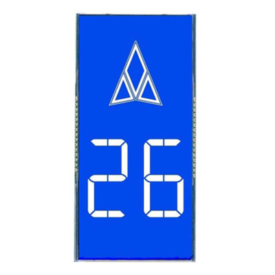 Zindywidualizowany 7-segmentowy wyświetlacz LCD Maszyna do dezynfekcji anionów ozonowych, kontroler świeżego powietrza, VA czarny tło LCD