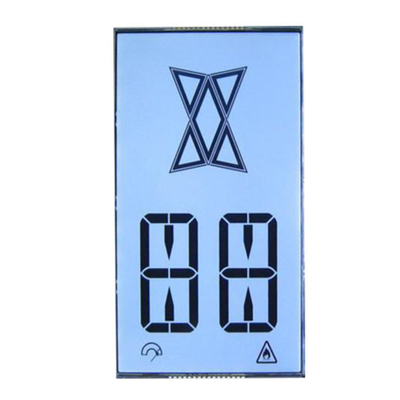 Zindywidualizowany 7-segmentowy wyświetlacz LCD Maszyna do dezynfekcji anionów ozonowych, kontroler świeżego powietrza, VA czarny tło LCD