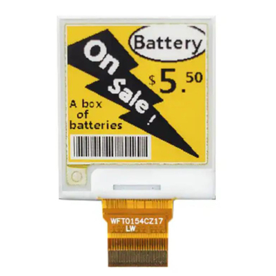 E-Paper Module Digital Display 1.54&quot; 3 kolory EPD 24 szpilki ESL E-Ink 200*200 kropek SPI Interface Optics Wszystkie kąty widzenia