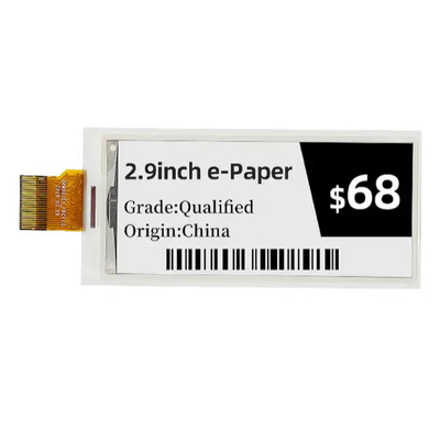 Szybkie odświeżenie Eink 2,9 cala 296x128 rozdzielczość Czarny Biały Czerwony E-Ink Epaper Display Module