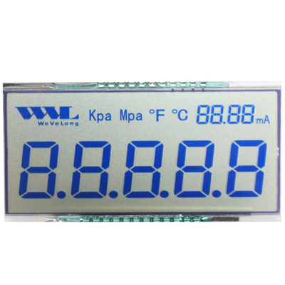 Niestandardowy panel TN LCD, LCD z licznikiem z napięciem, prądem, temperaturą, znakami mocy/segmentami