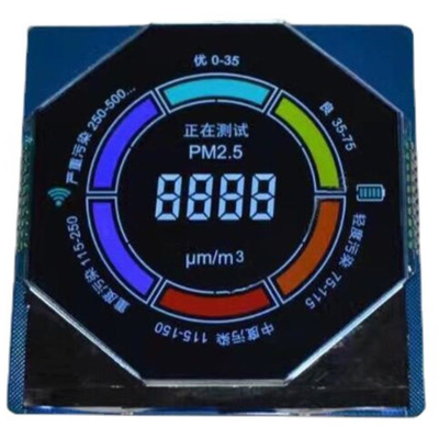 Wyświetlacz LCD segmentowy na zamówienie dla wózków widłowych Wyświetlacz liczby klastra, monokromatyczny wyświetlacz LCD