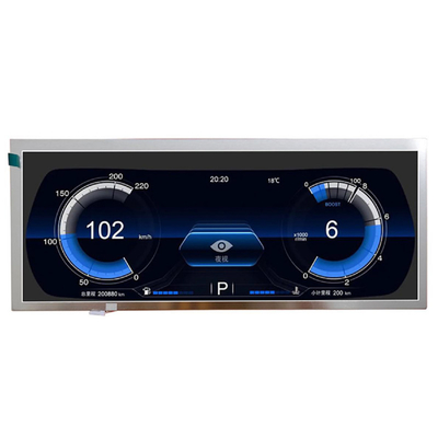 Wyświetlacz rozciągnięty 12,3" cali TFT Bar LCD Typ 1920x720 kropek LVDS IPS HD Automobile Grade For Advertising Player