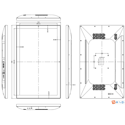 Tablet z Androidem o rozdzielczości 23,8 cala, z ekranem Full HD