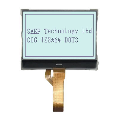 Chiny Monochromiczny graficzny moduł wyświetlania LCD 128x64 ST7565R FSTN Pozytywny wyświetlacz COG