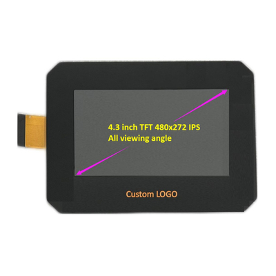 PCAP TFT Display 4,3-calowy China TFT Graficzny wyświetlacz LCD 480*272 IPS RGB 40 Pin Z pojemnym ekranem dotykowym