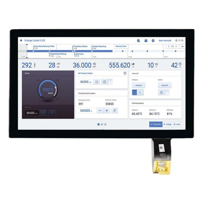 Wysoka jasność 1000Nits 15,6 cala IPS TFT LCD Display FHD rozdzielczość z interfejsem EDP
