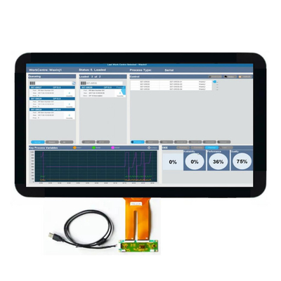 PCAP TFT Display 21,5 Inch FHD 1920*1080 rozdzielczość, LVDS 21,5 Inch TFT LCD Display z wbudowanym sterownikiem światła LED