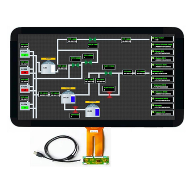 PCAP TFT Display 21,5 Inch FHD 1920*1080 rozdzielczość, LVDS 21,5 Inch TFT LCD Display z wbudowanym sterownikiem światła LED