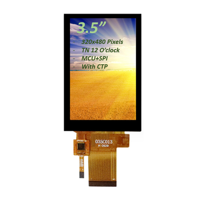 30,5-calowy wyświetlacz TFT LCD z interfejsem ILI9488 MCU,3,5-calowy wyświetlacz TFT LCD z pojemnościowym panelem dotykowym