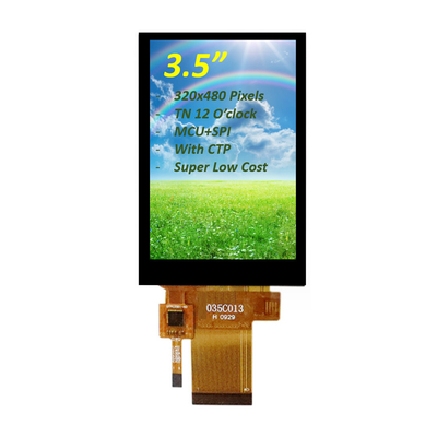30,5-calowy wyświetlacz TFT LCD z interfejsem ILI9488 MCU,3,5-calowy wyświetlacz TFT LCD z pojemnościowym panelem dotykowym