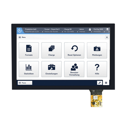 Chiński fabryczny 10,1 cali wyświetlacz TFT LCD 1280x800 pikseli Typ IPS LVDS z CTP