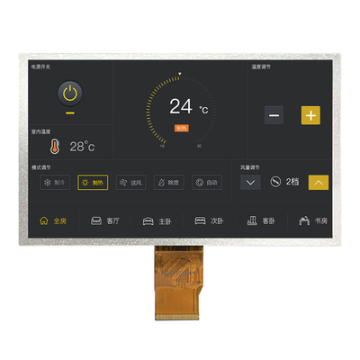 7 cali 40 pinów LVDS TFT LCD Display CTP Opcjonalny ekran 1024x600 pikseli