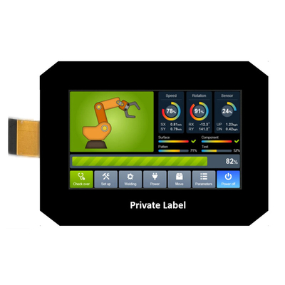 PCAP TFT Display 4,3-calowy China TFT Graficzny wyświetlacz LCD 480*272 IPS RGB 40 Pin Z pojemnym ekranem dotykowym