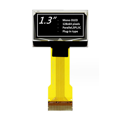1Moduł wyświetlacza OLED monochromatycznego o średnicy 0,3 cala 128x64 piksela Biały/Błękitny Opcjonalny
