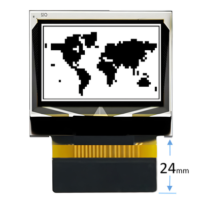 0.42 cali Mały ekran OLED 72x40 Graficzne połączenie ZIF SPI I IIC Interfejs