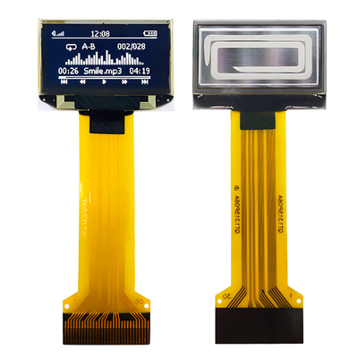 0.96 cali 30 pin ZIF Connector OLED Thin Display Panel 128x64 Dot Matrix SPI I2C Interface