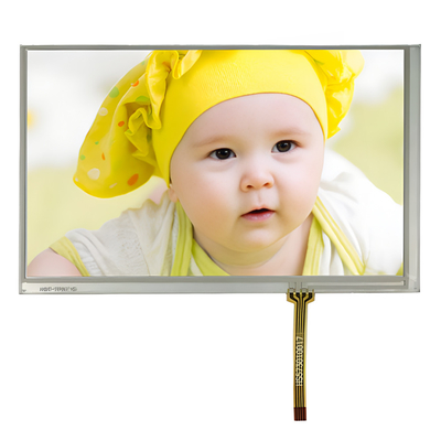 7-calowy przemysłowy wyświetlacz TFT 40-pinowy interfejs 800x480 RGB z rezystancyjnym ekranem dotykowym