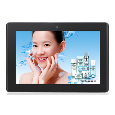10 cali wyświetlacz reklamowy Android z 1280x800 Multi Touch Wifi POE RJ45 Port LCD Monitor