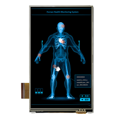 Cena fabryczna 4,3-calowy wyświetlacz RGB TFT 480x800 pikseli pionowy LCD z wyświetlaczem dotykowym