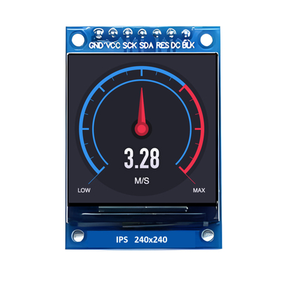 1.3" 1,33-calowy wyświetlacz TFT LCD 240x240 pikseli SPI Serial Peripheral Interface Driver