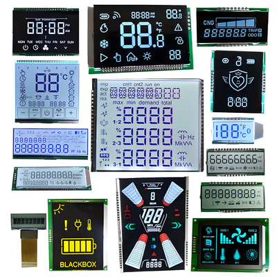 Panel wyświetlacza LCD z segmentu OEM TN STN HTN VA FSTN odblaskowy