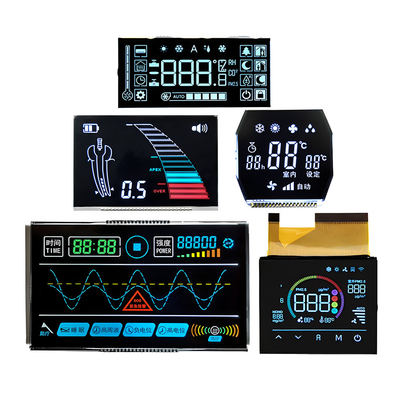 Zastosowany ekran LCD TN HTN Monochromatyczny Do liczników energii elektrycznej