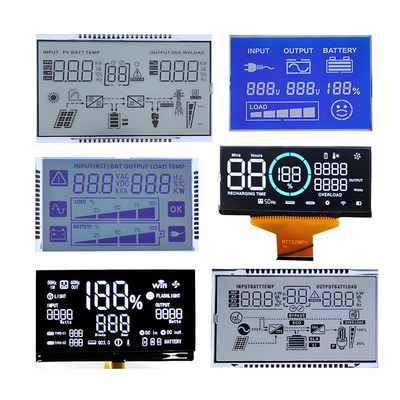 Niestandardowy wyświetlacz LCD TN/HTN/STN/FSTN/VA Monochrom segment Charakter graficzny COG Dot Matix Ekran LCD