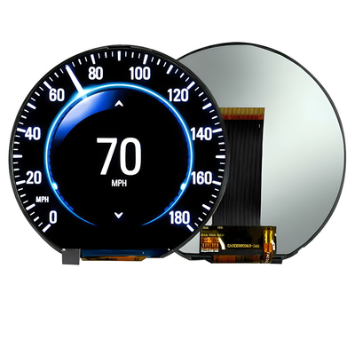 2 Koła Automotive TFT LCD 3,6 cala 544x506 RGB Obraz okrągły