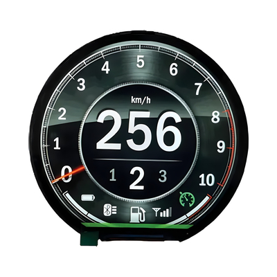 2 Koła Automotive TFT LCD 3,6 cala 544x506 RGB Obraz okrągły
