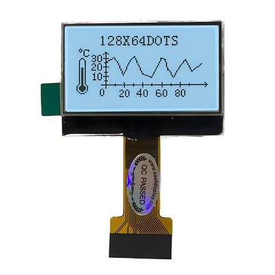 128X64 Pixel COG LCD FSTN Pozytywny 3.3v Z Białą Jednostką Podświetlenia