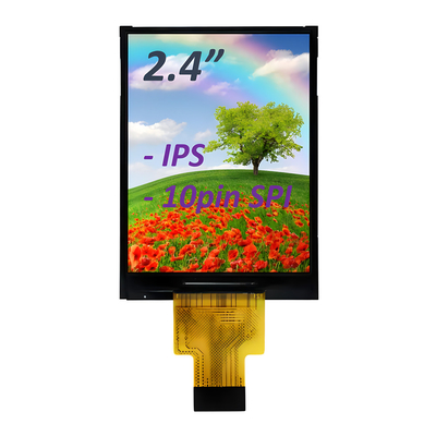 Zapewnienie niskiej ceny 2,4-calowy interfejs IPS TFT LCD 10 pin SPI