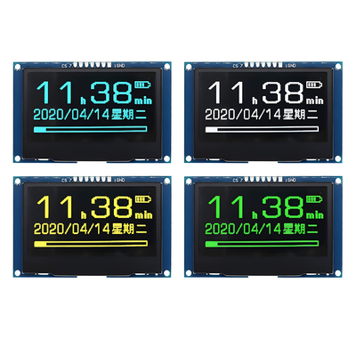 2.42-calowy 128x64 kropek OLED Display Module Z SPI Interface I Białe i Niebieskie kolory czcionek