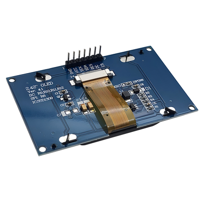 2.42-calowy 128x64 kropek OLED Display Module Z SPI Interface I Białe i Niebieskie kolory czcionek
