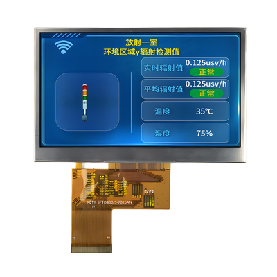 4.3 cali IPS TFT LCD 480*272 Pixel 262K pełnobarwny wyświetlacz ST7283 sterownik IC