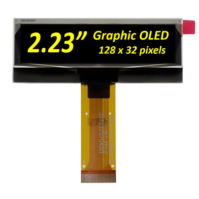 2.23-calowy OLED Display Module 128*32 Dot Matrix PMOLED Screen SSD1305 Driver 24Pin