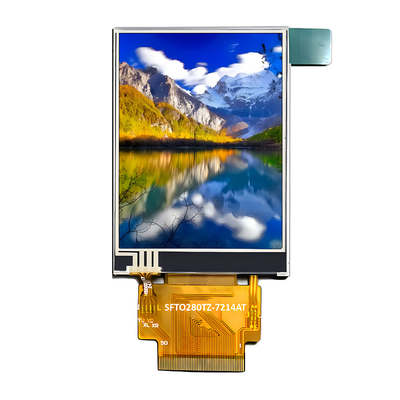 1000nitów 2,8 cala Wysokiej jasności wyświetlacz TFT LCD 240 x 320 kropek IPS MCU i interfejs RGB