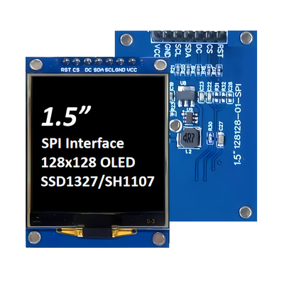 SPI 1,5-calowy wyświetlacz OLED 128x128 Dot Matrix SSD1327/SH1107G Moduł 7-pin