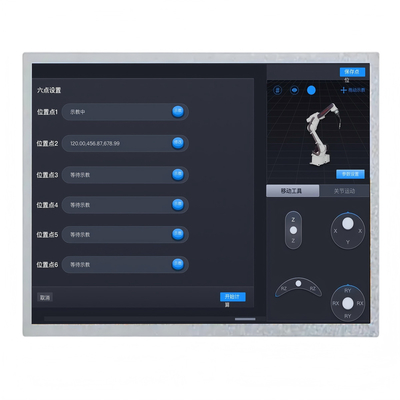 Wysoka jasność 1000nits 12,1 cali IPS TFT LCD Display 1024*768 kropek Interfejs LVDS