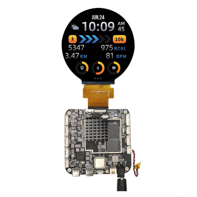 3.4 cali okrągły LCD TFT Monitor Reklamowy z Androidem RK3566
